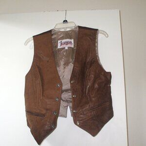 Diamonds Leather Vest - Small